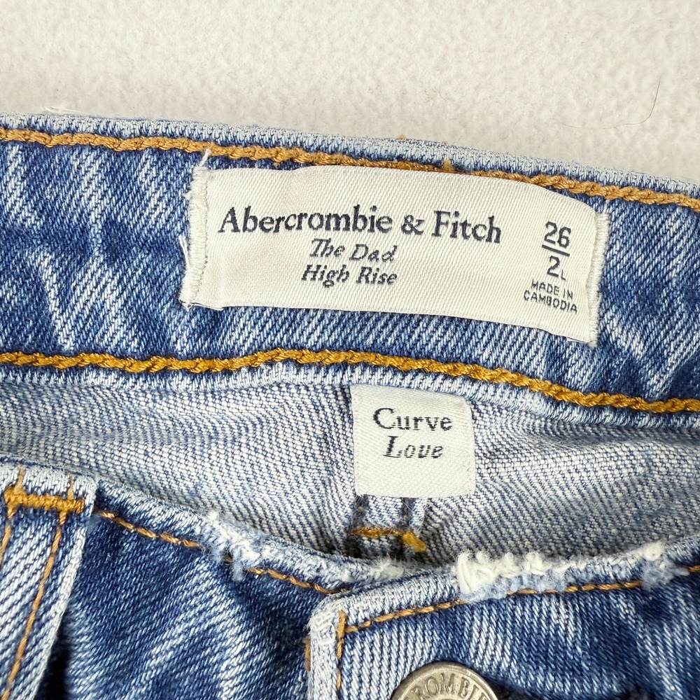 Abercrombie & Fitch Blue Straight Leg Jeans - Picture 2 of 9